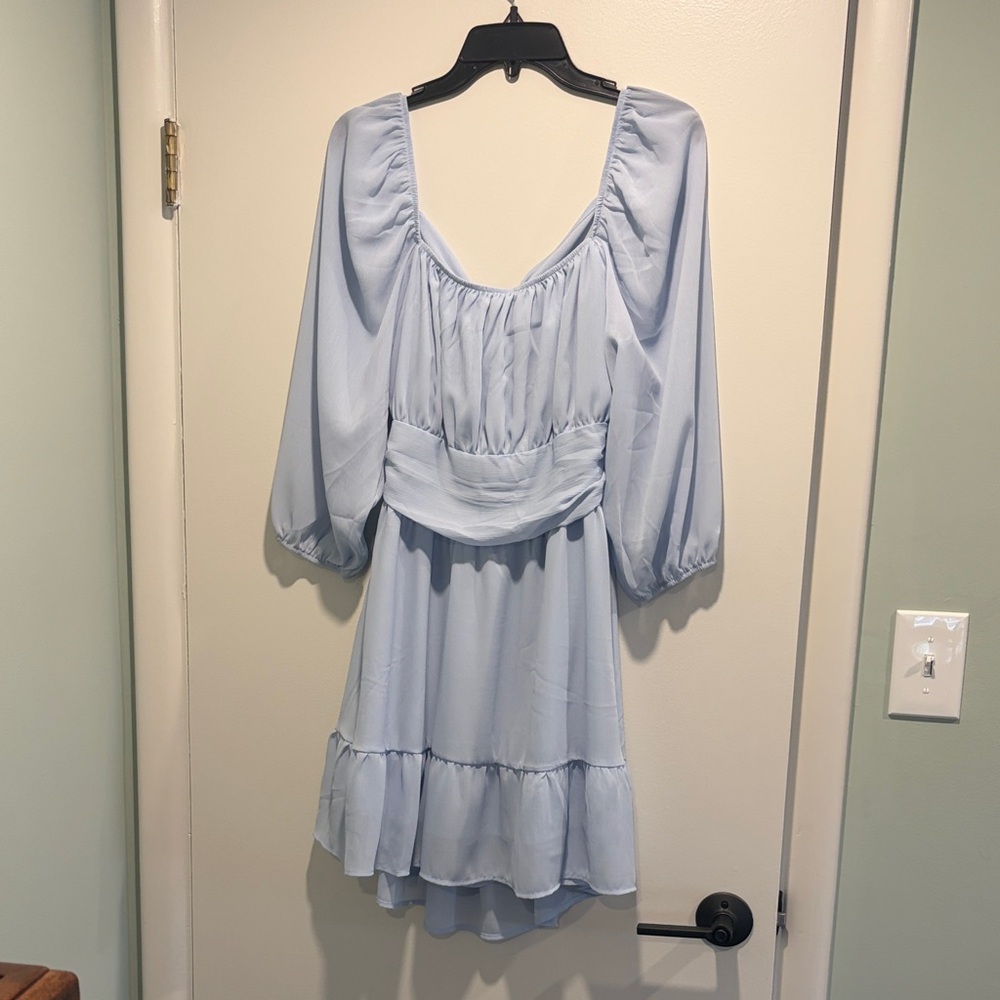 Light Blue Mini Dress